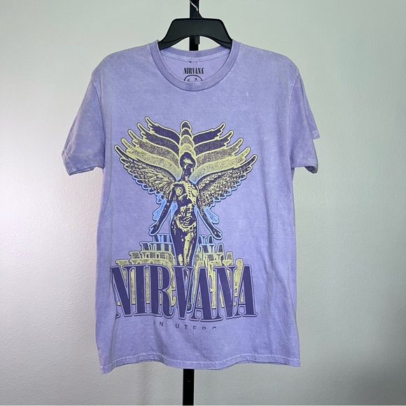 NIRVANA Tops - NIRVANA Lavender Graphic Tee
